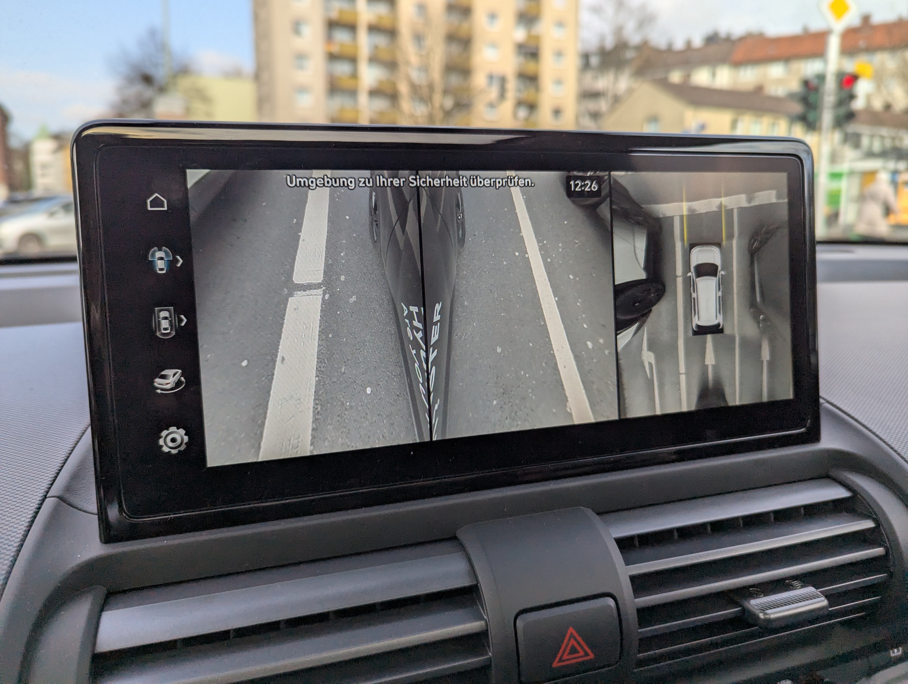 Eine Ansicht der 360-Grad-Kamera
